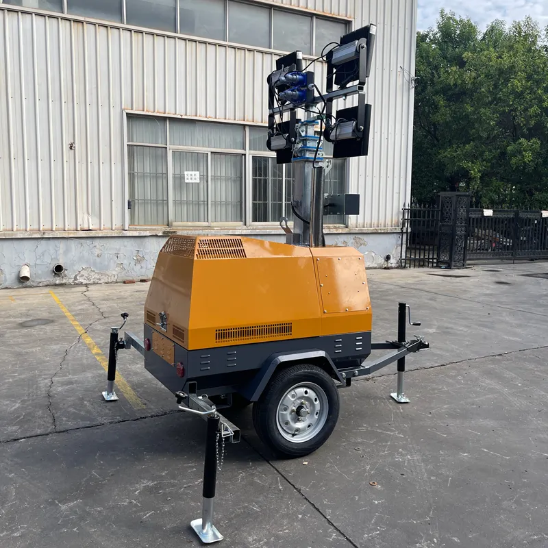 4EVA4000 – 7 m Trailer Electric-Lifting Mobile Lighting Tower, вид 3
