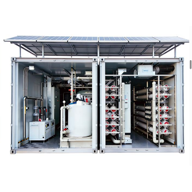 Mobile Solar-Powered SWRO Seawater Desalination System