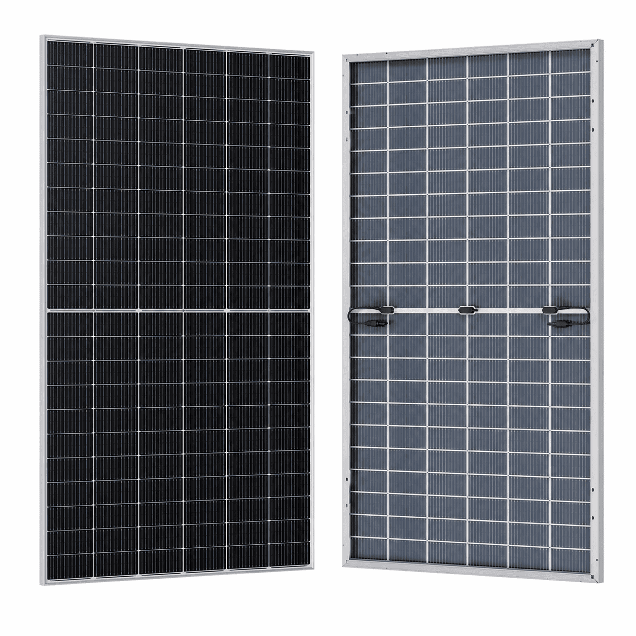 N-type Half-cell MBB Bifacial with Transparent Backsheet Solar Panel YS550M-144 – 550 W